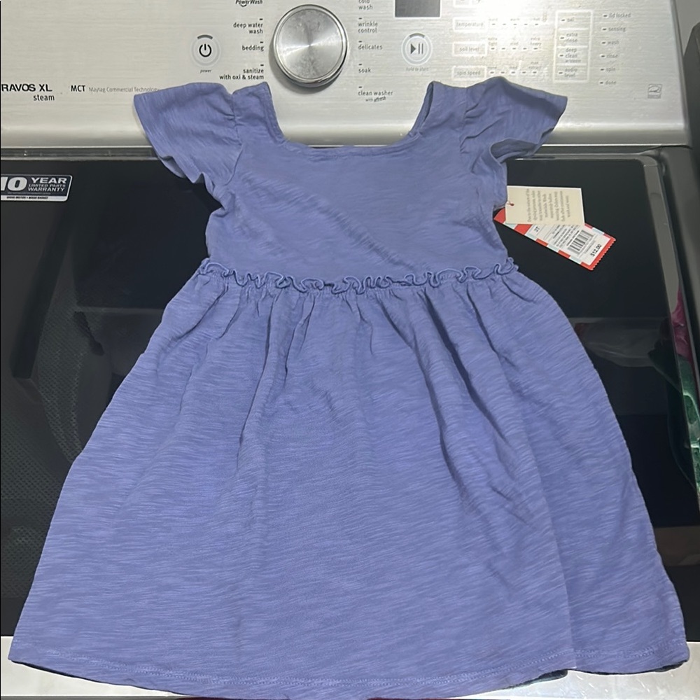 Girls casual sundress 3T new nwt periwinkle purple blue